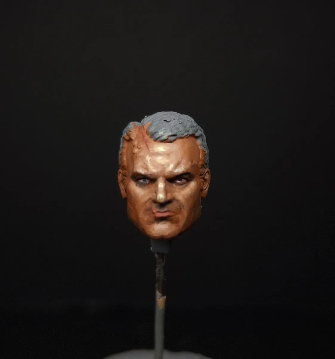 Day 7: the same face exercise with clearer structure and contrast